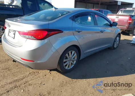 2015 Hyundai Elantra Se from USA, damaged, VIN 5NPDH4AE9FH603956